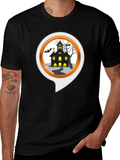 Spooky Halloween Haunted House T-Shirt