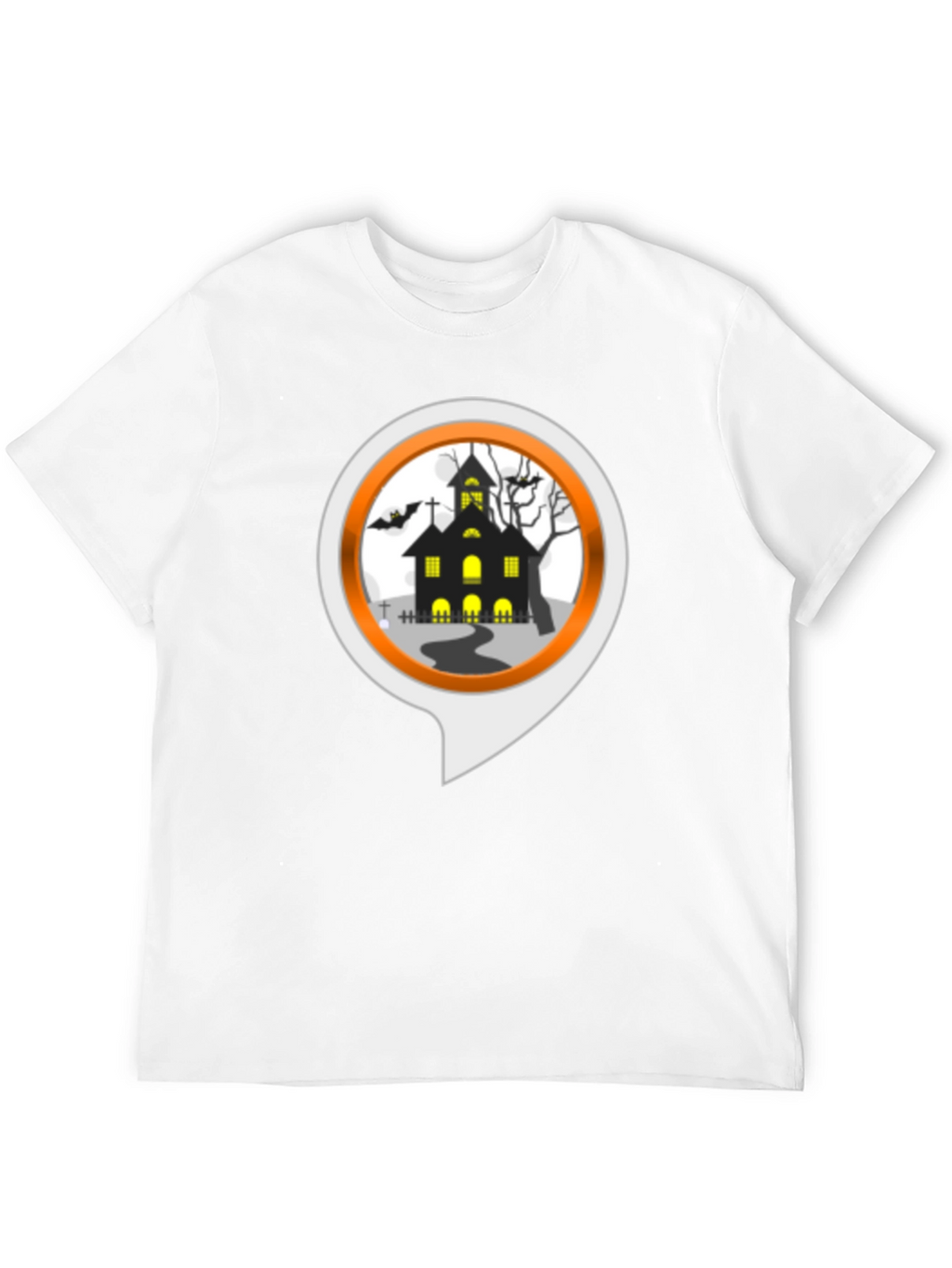 Spooky Halloween Haunted House T-Shirt