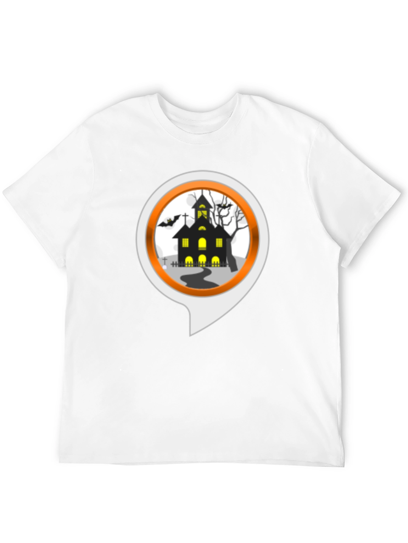Spooky Halloween Haunted House T-Shirt