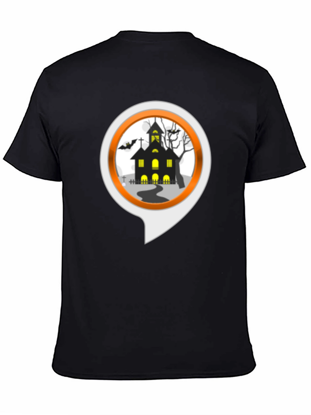 Spooky Halloween Haunted House T-Shirt