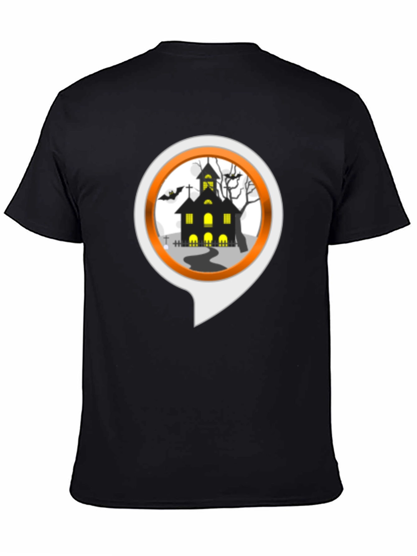 Spooky Halloween Haunted House T-Shirt