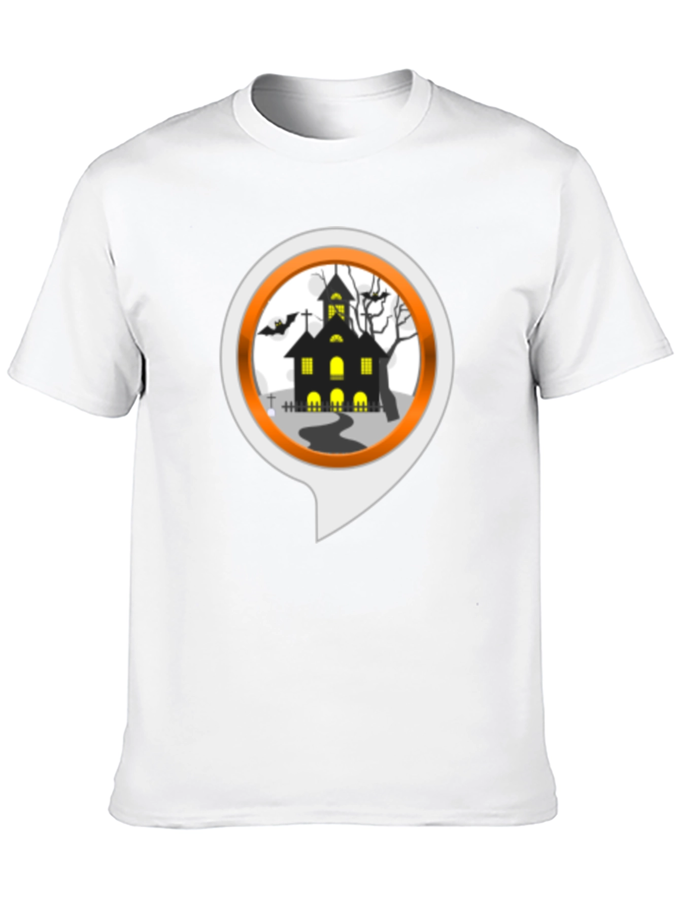 Spooky Halloween Haunted House T-Shirt