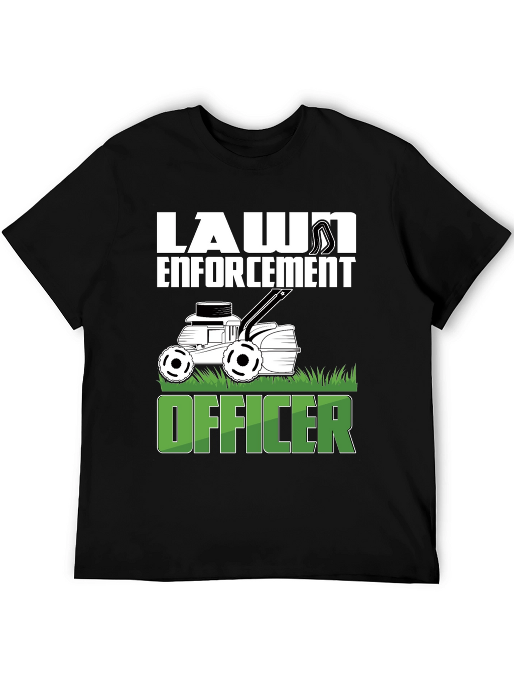 Lawn Enforcement Officer Graphic T-Shirt