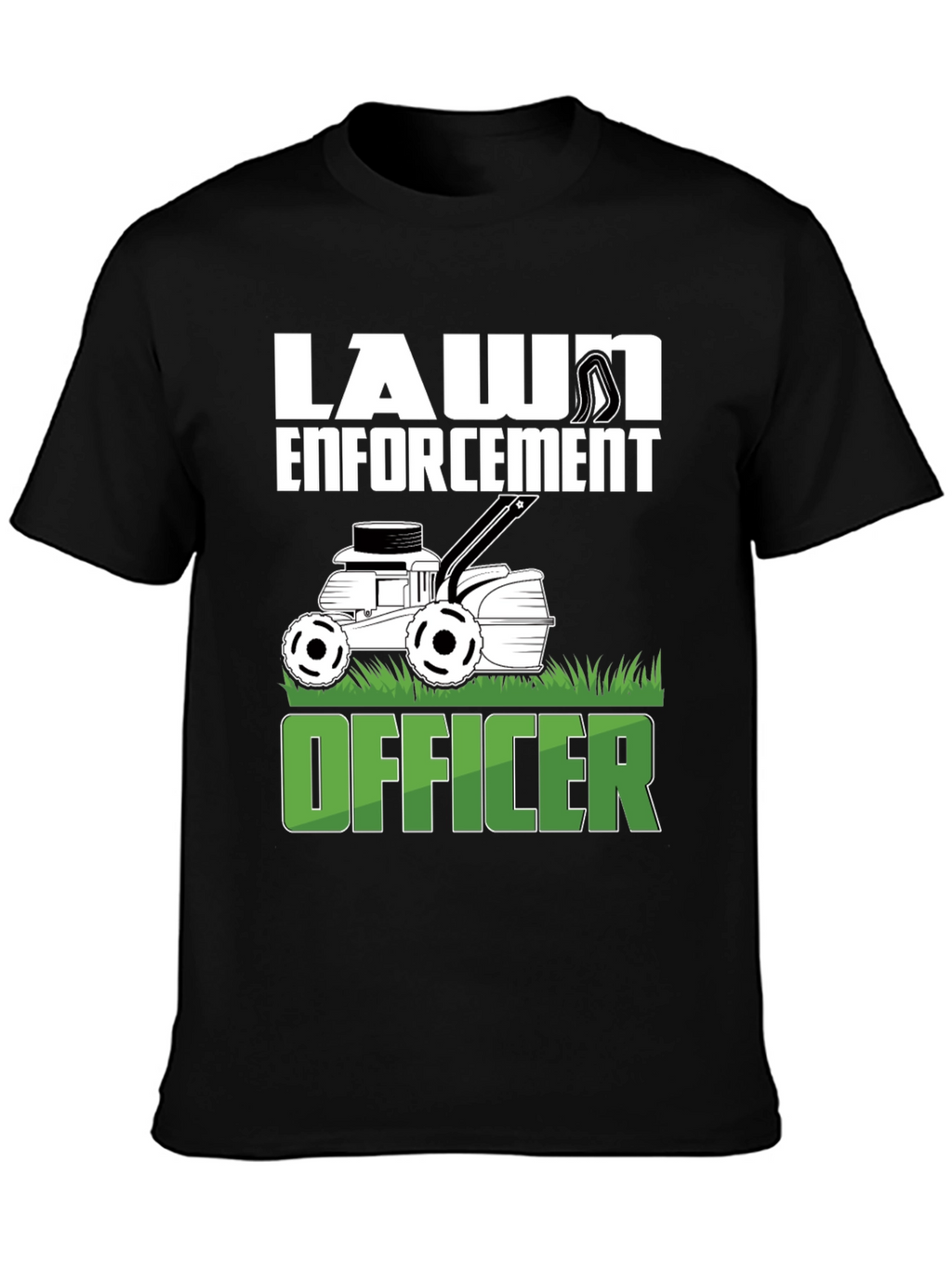 Lawn Enforcement Officer Graphic T-Shirt