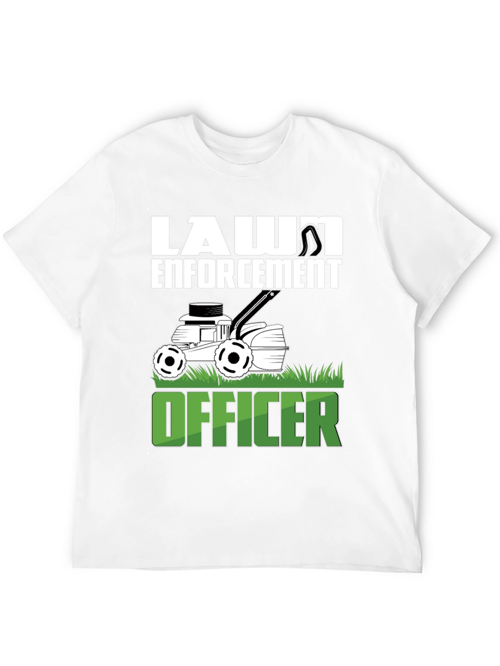 Lawn Enforcement Officer Graphic T-Shirt