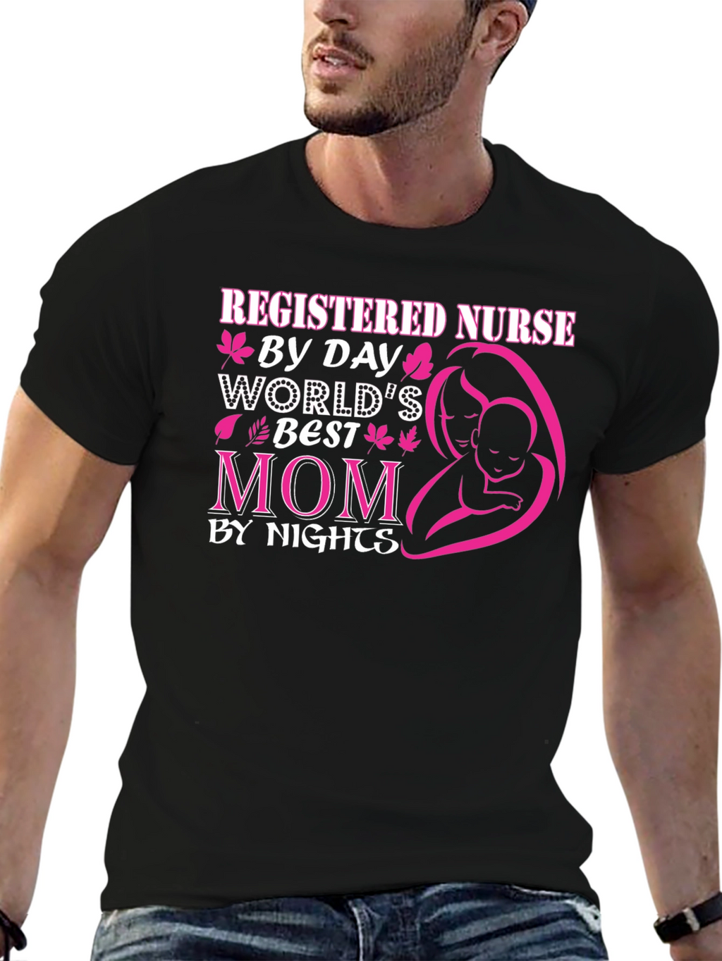 Registered Nurse Mom Graphic T-Shirt