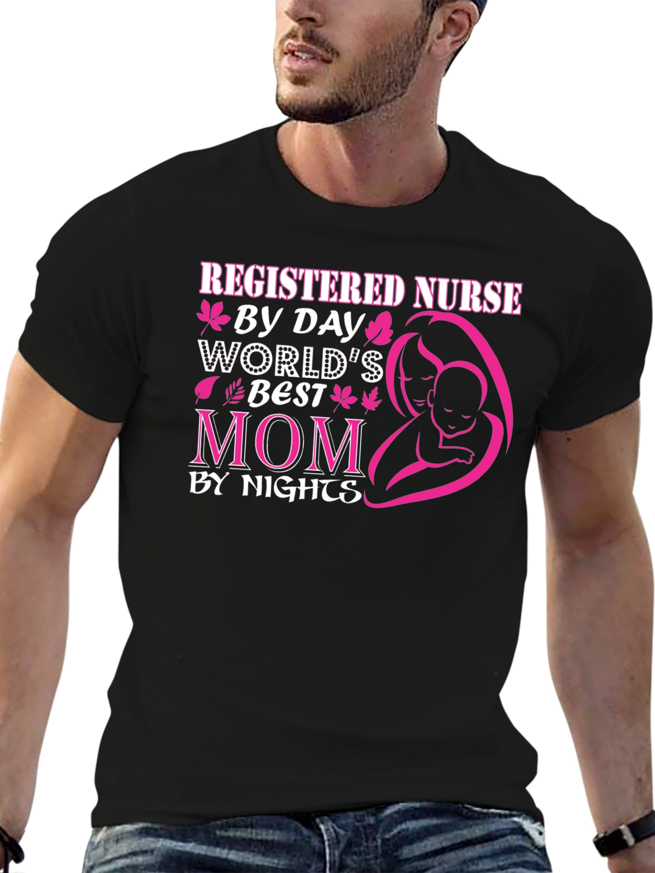 Registered Nurse Mom Graphic T-Shirt