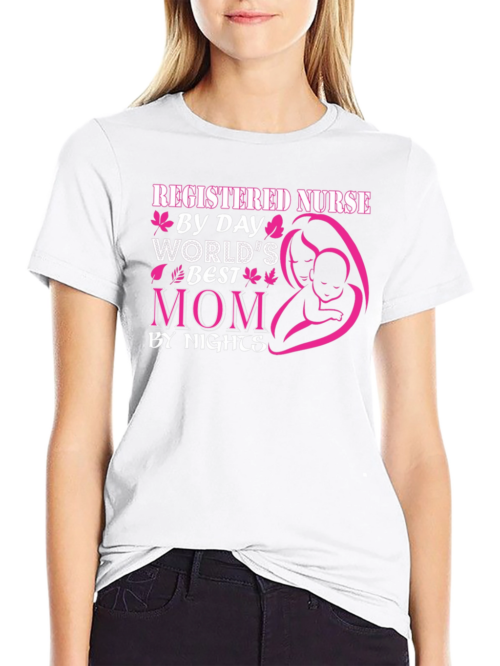Registered Nurse Mom Graphic T-Shirt