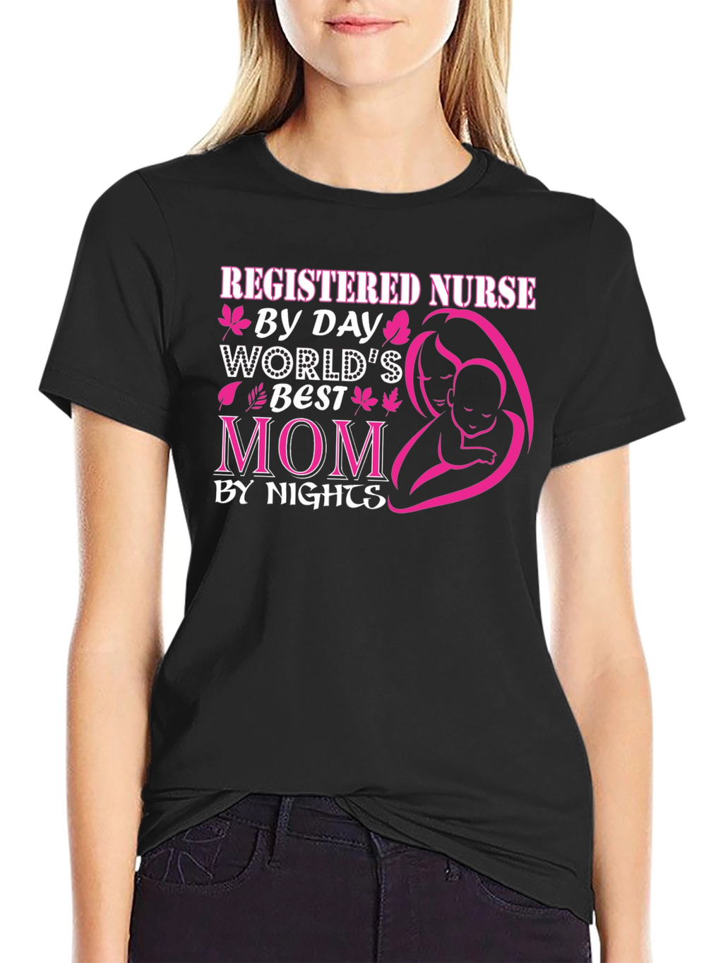 Registered Nurse Mom Graphic T-Shirt