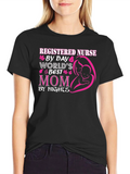 Registered Nurse Mom Graphic T-Shirt