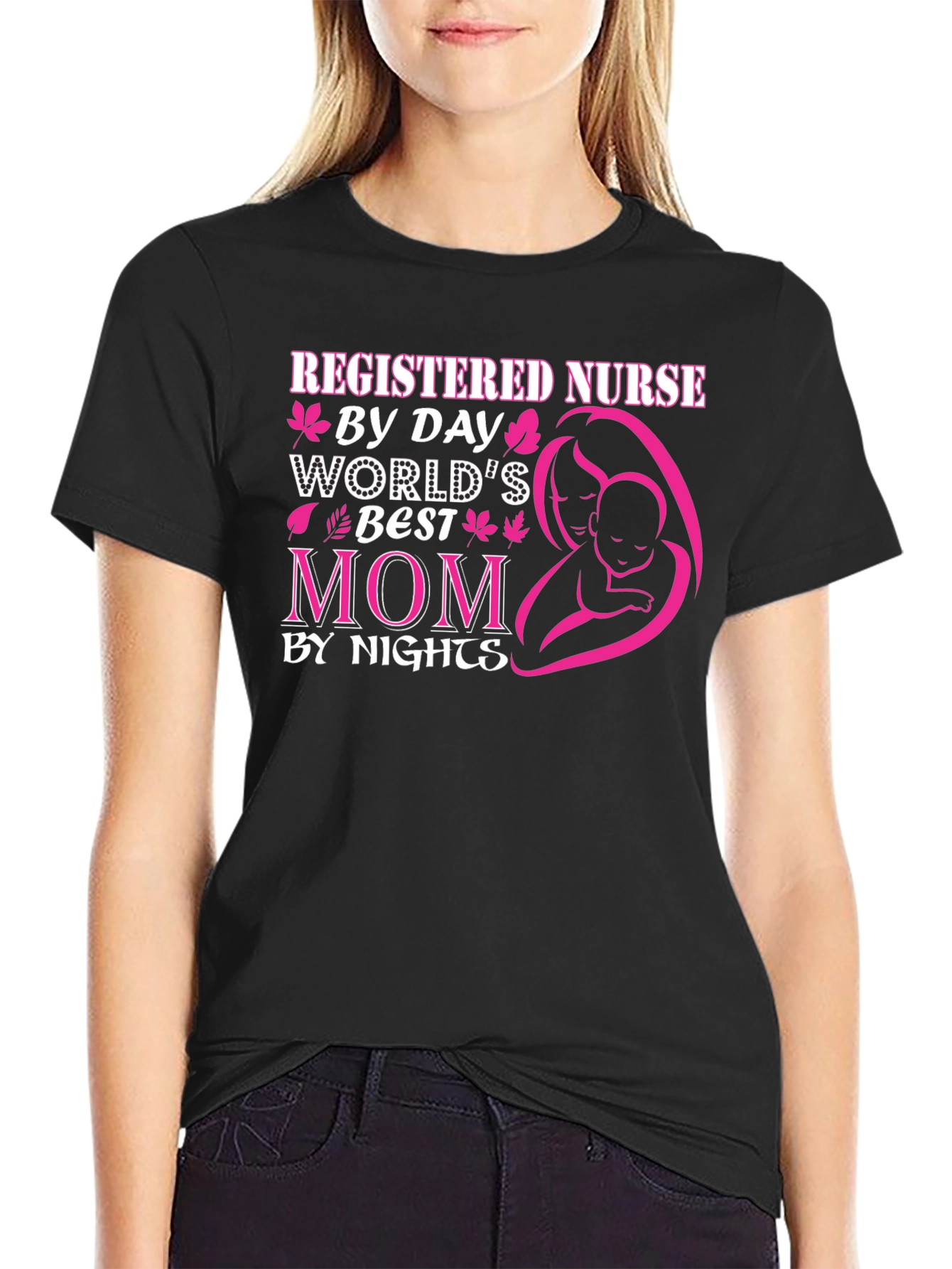 Registered Nurse Mom Graphic T-Shirt