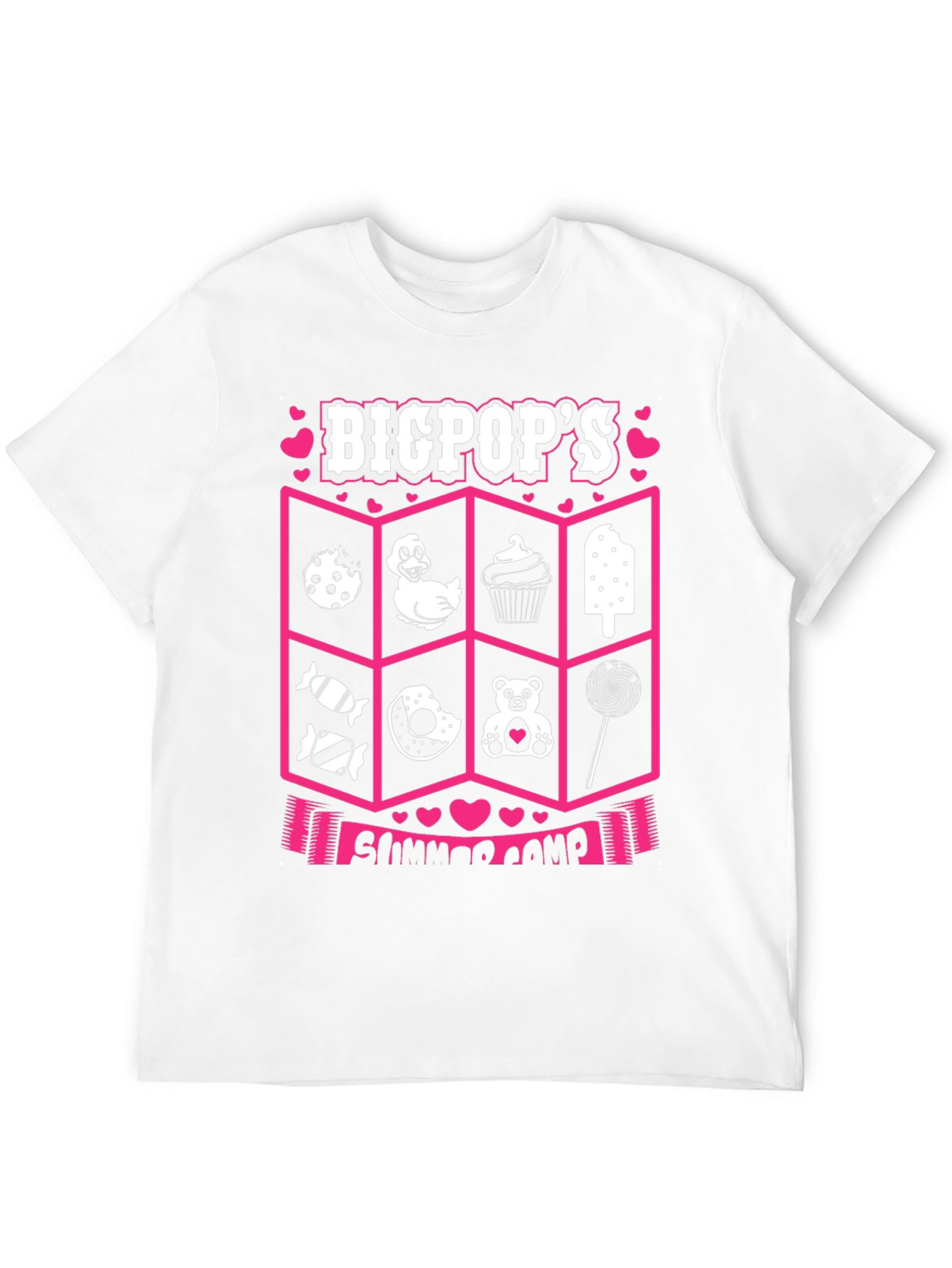 Big Pops Summer Camp Black Tee