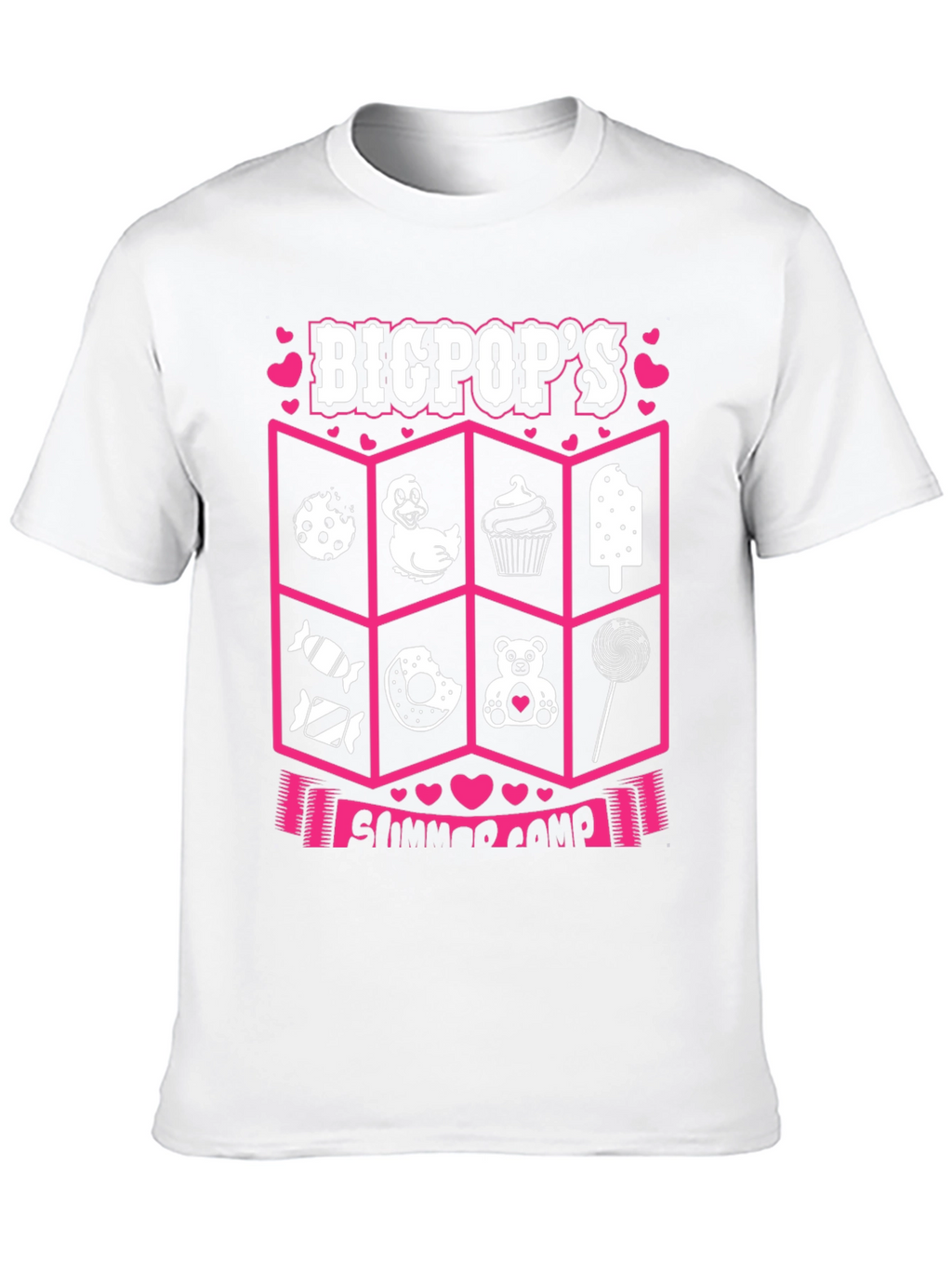 Big Pops Summer Camp Black Tee
