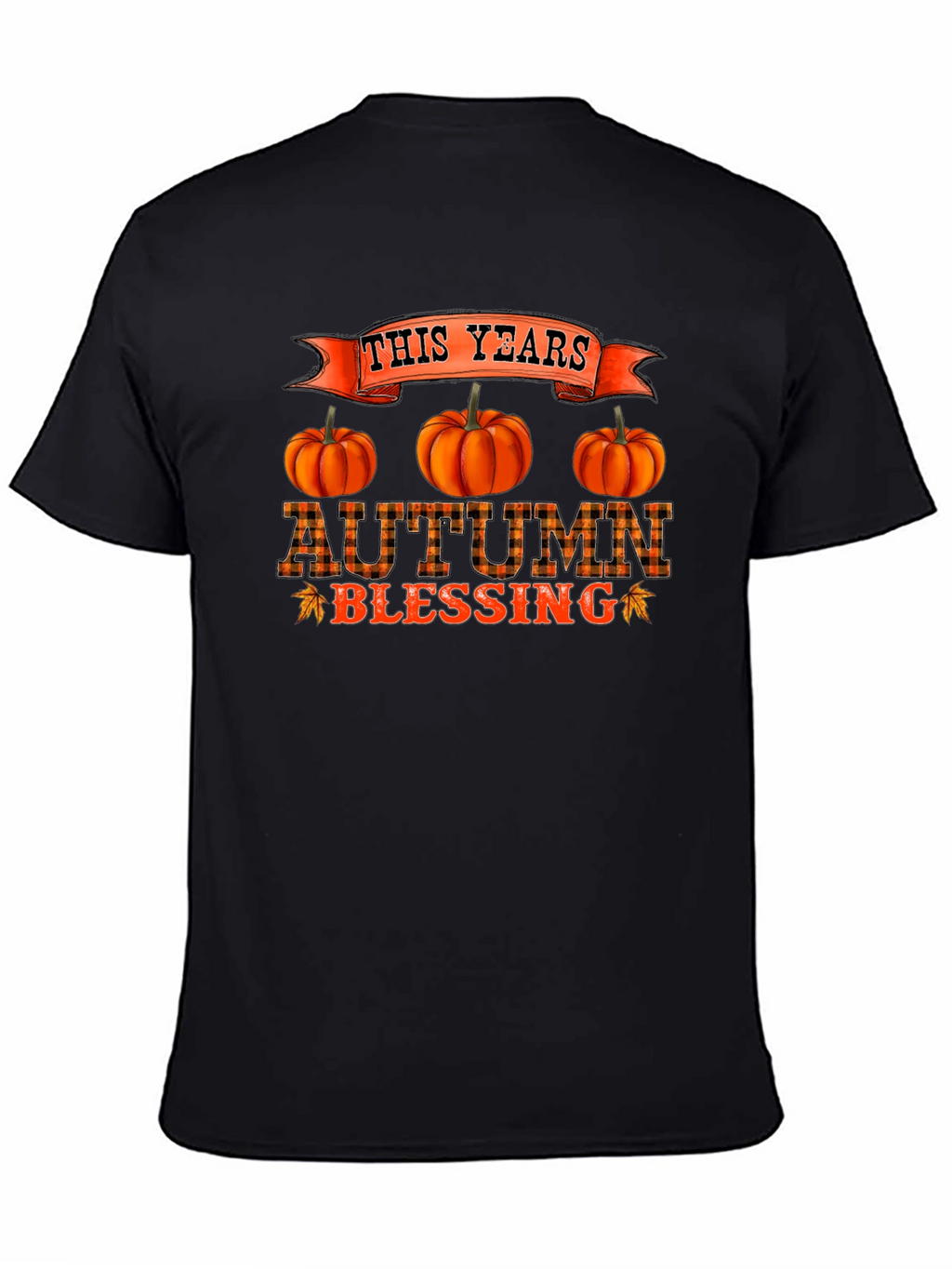 Autumn Blessing Black T-Shirt