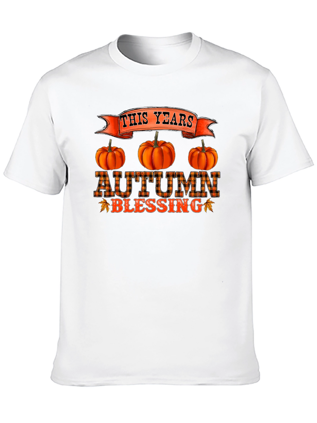 Autumn Blessing Black T-Shirt