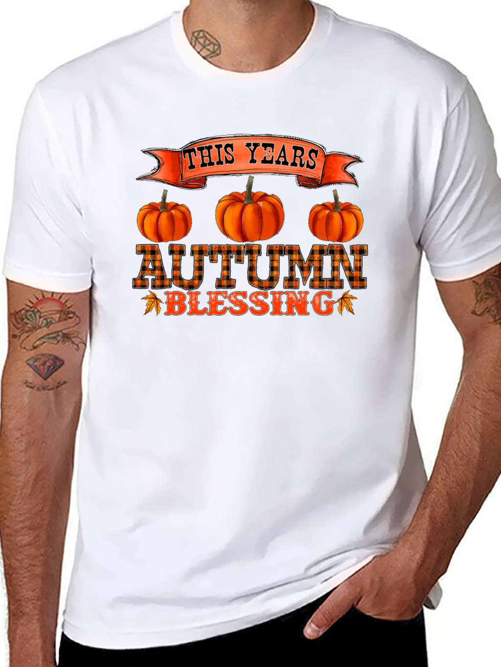 Autumn Blessing Black T-Shirt