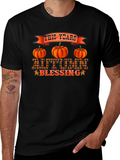 Autumn Blessing Black T-Shirt