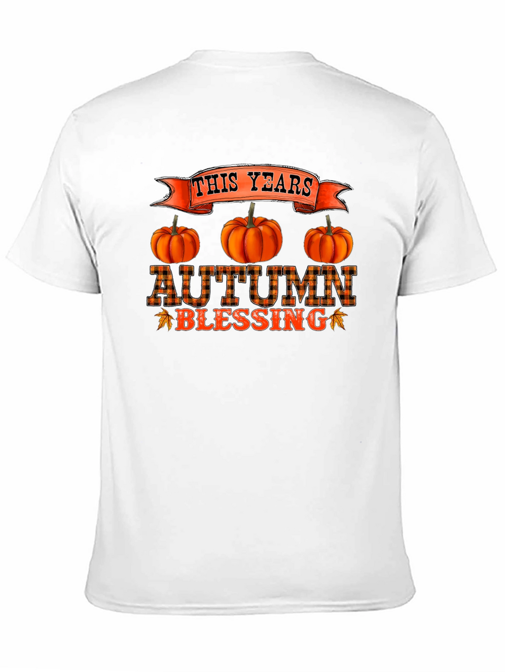 Autumn Blessing Black T-Shirt