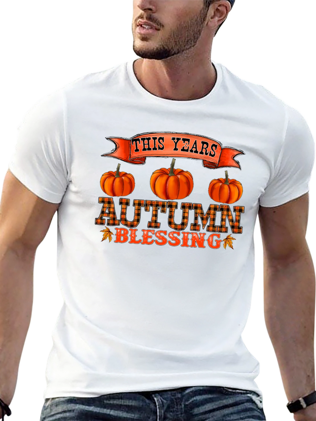 Autumn Blessing Black T-Shirt
