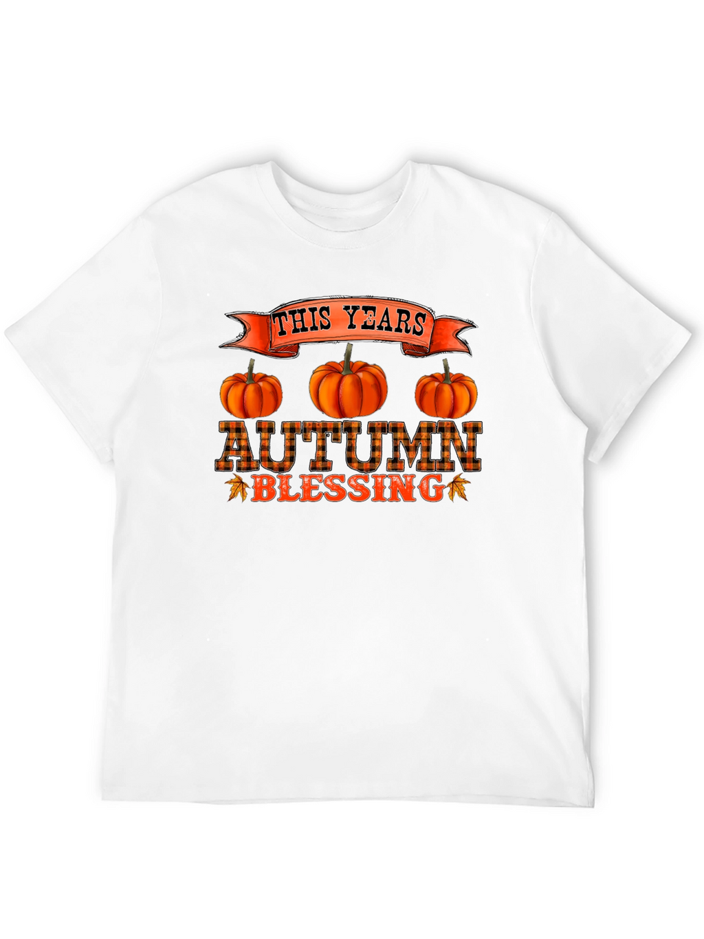 Autumn Blessing Black T-Shirt