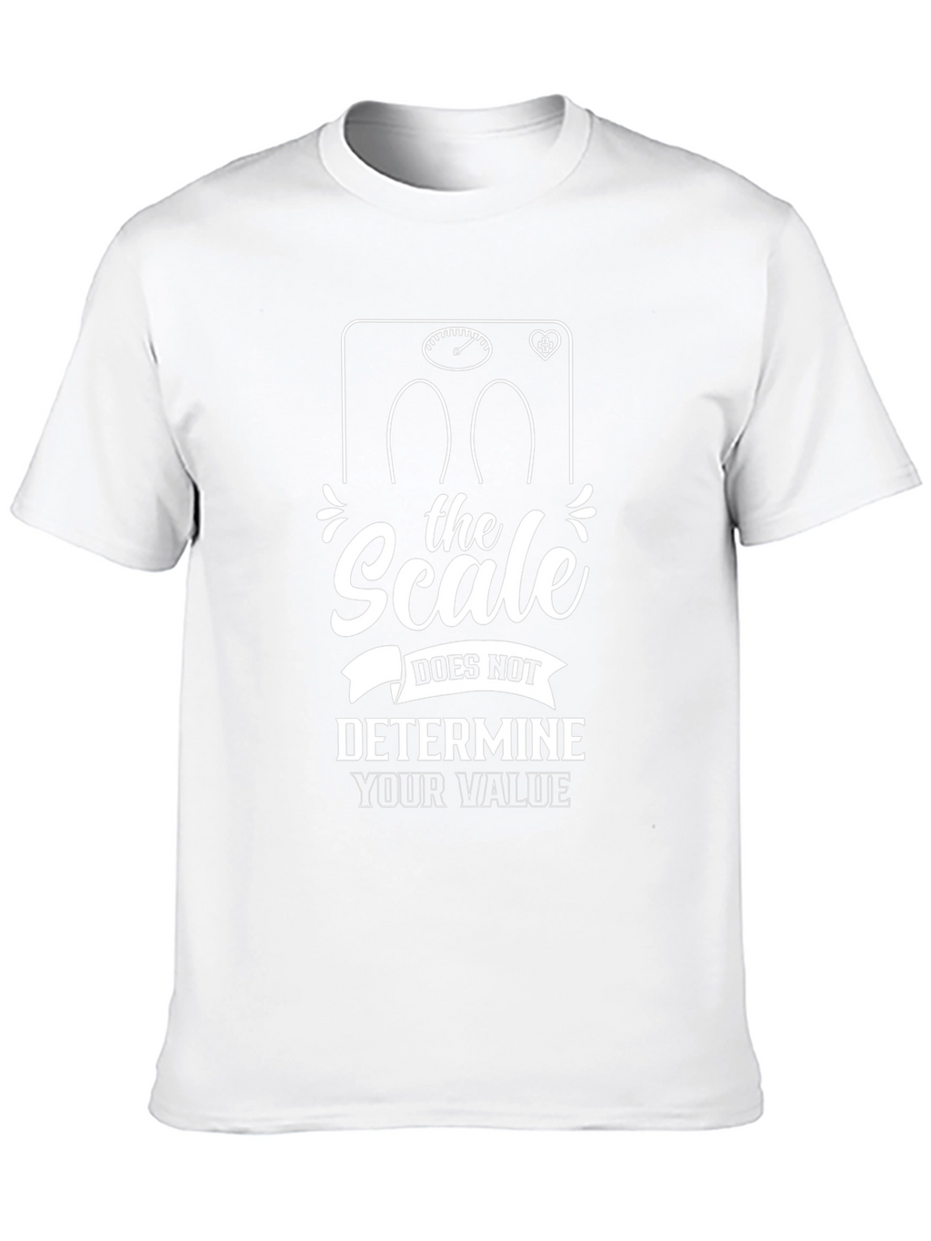 Motivational T-Shirt: Scale Doesnt Determine Value