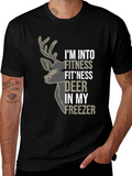 Fitness Fitness Deer T-Shirt - Funny Hunting Tee