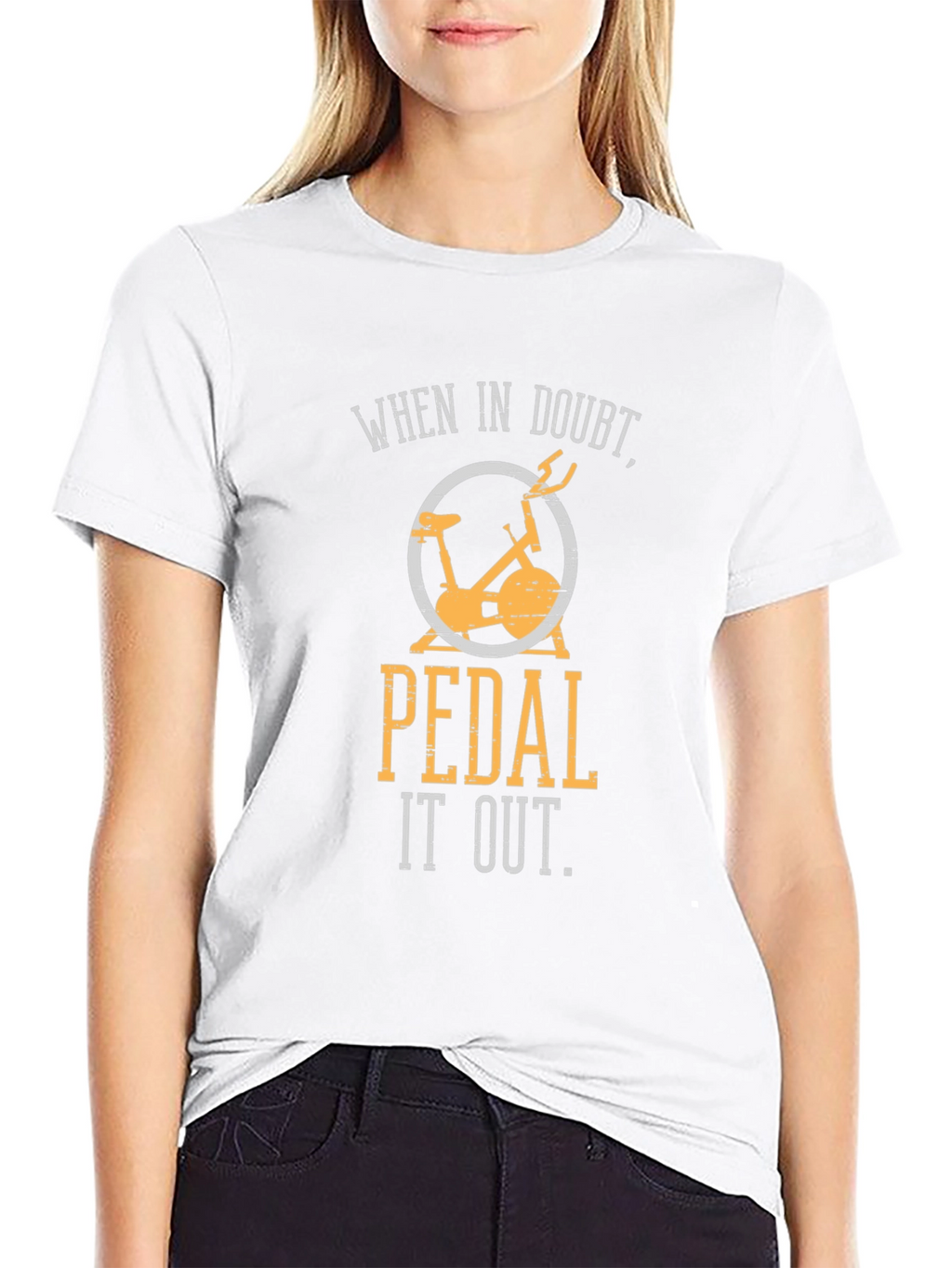Pedal It Out Graphic Tee - Fitness Motivation