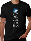 Keep Calm and Love Sharks Graphic Tee
