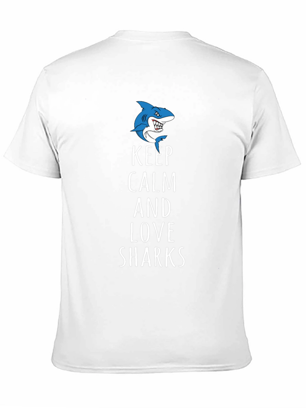 Keep Calm and Love Sharks Graphic Tee