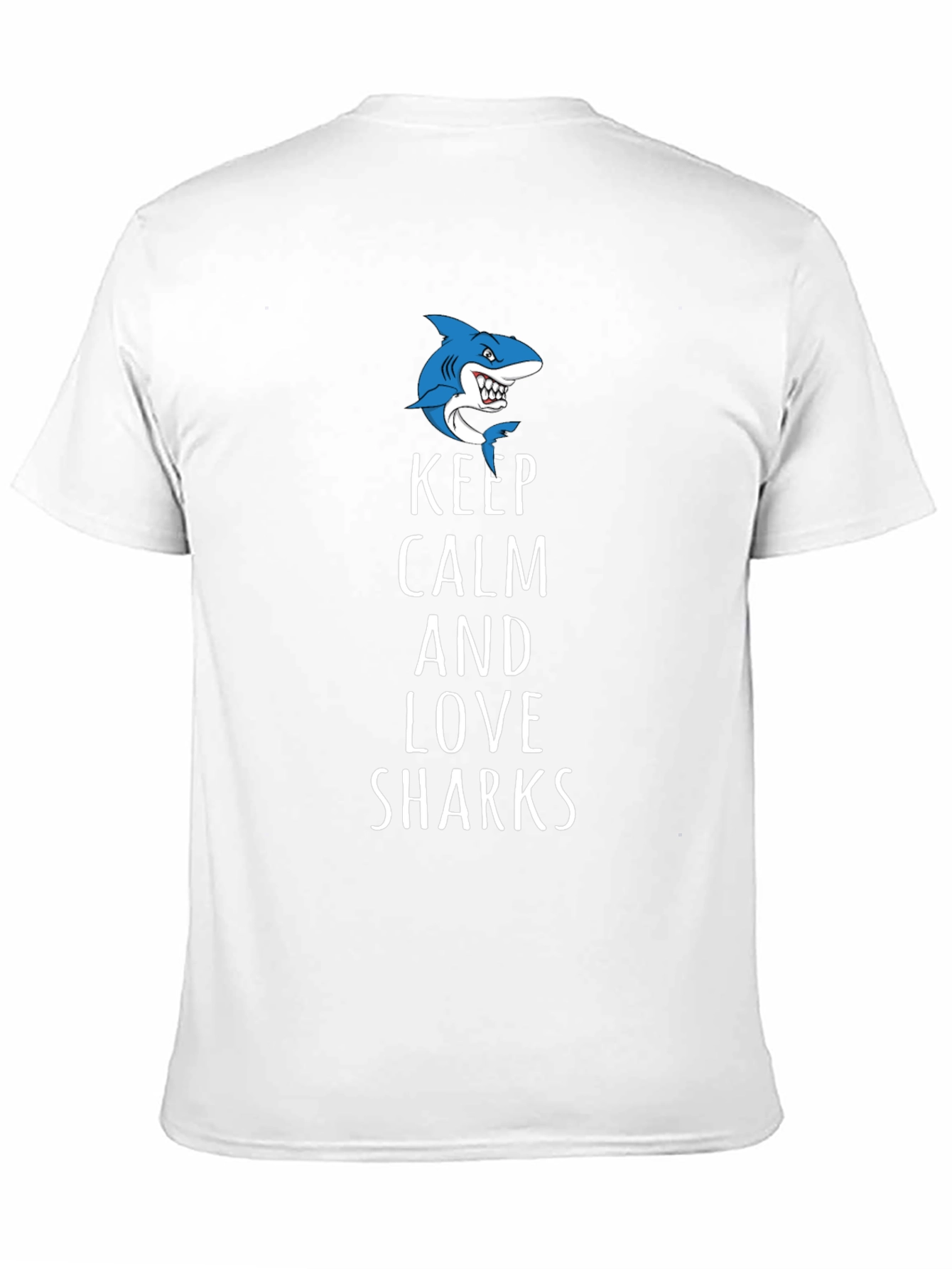 Keep Calm and Love Sharks Graphic Tee