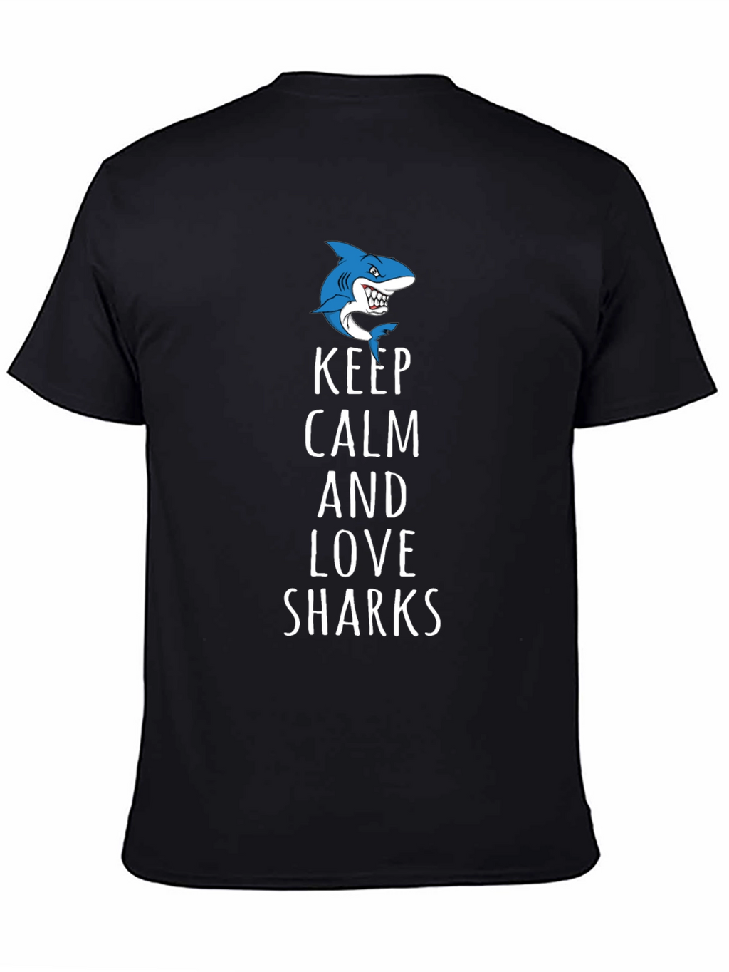 Keep Calm and Love Sharks Graphic Tee