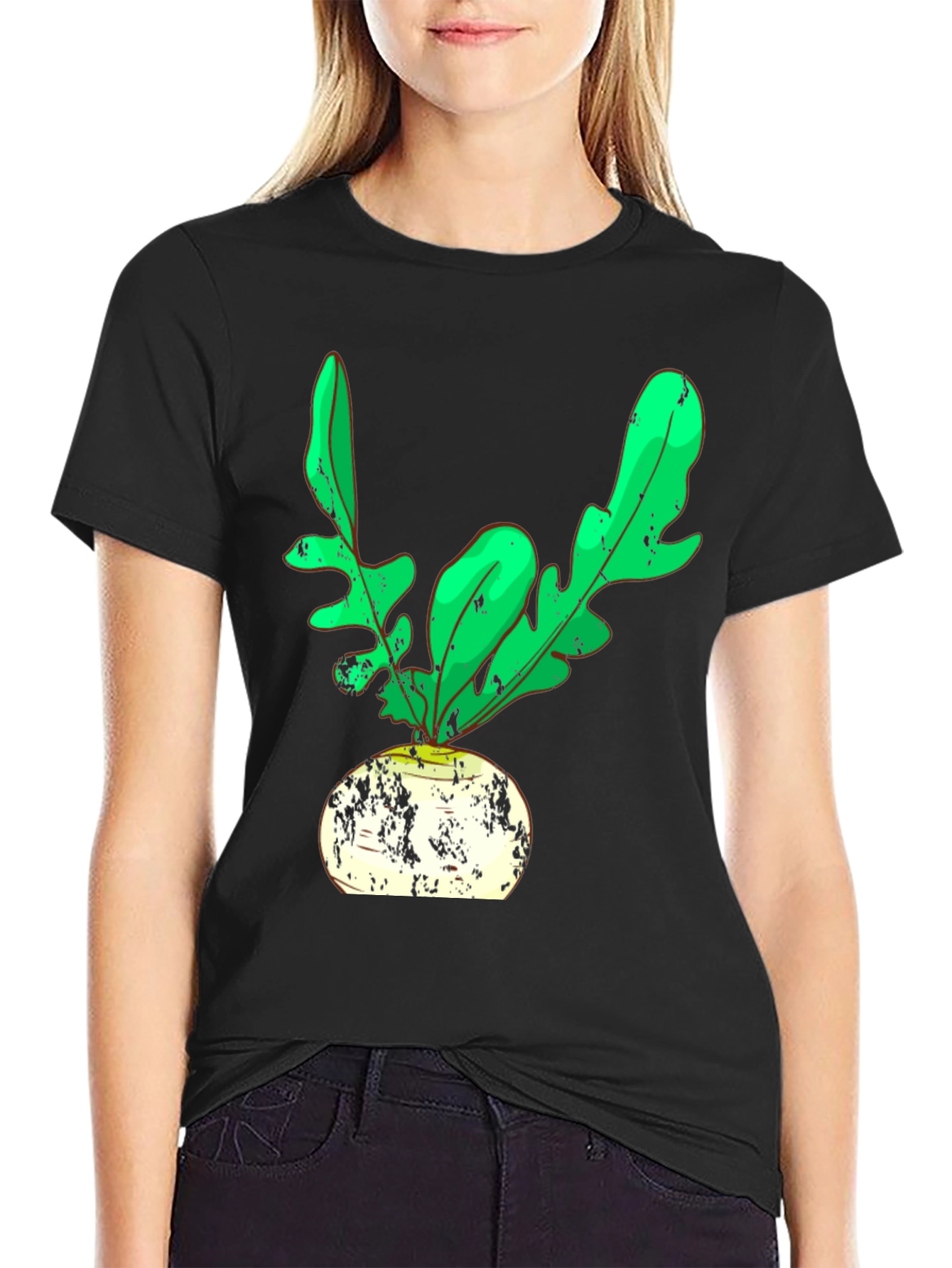 Radish Graphic Tee - Cool Vegetable Shirt