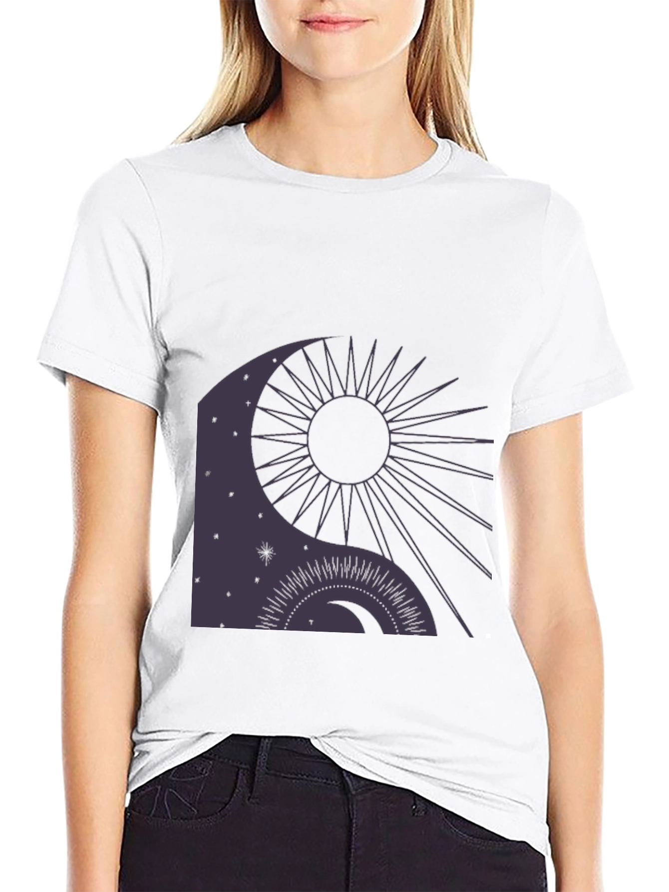 Celestial Yin Yang Graphic Tee