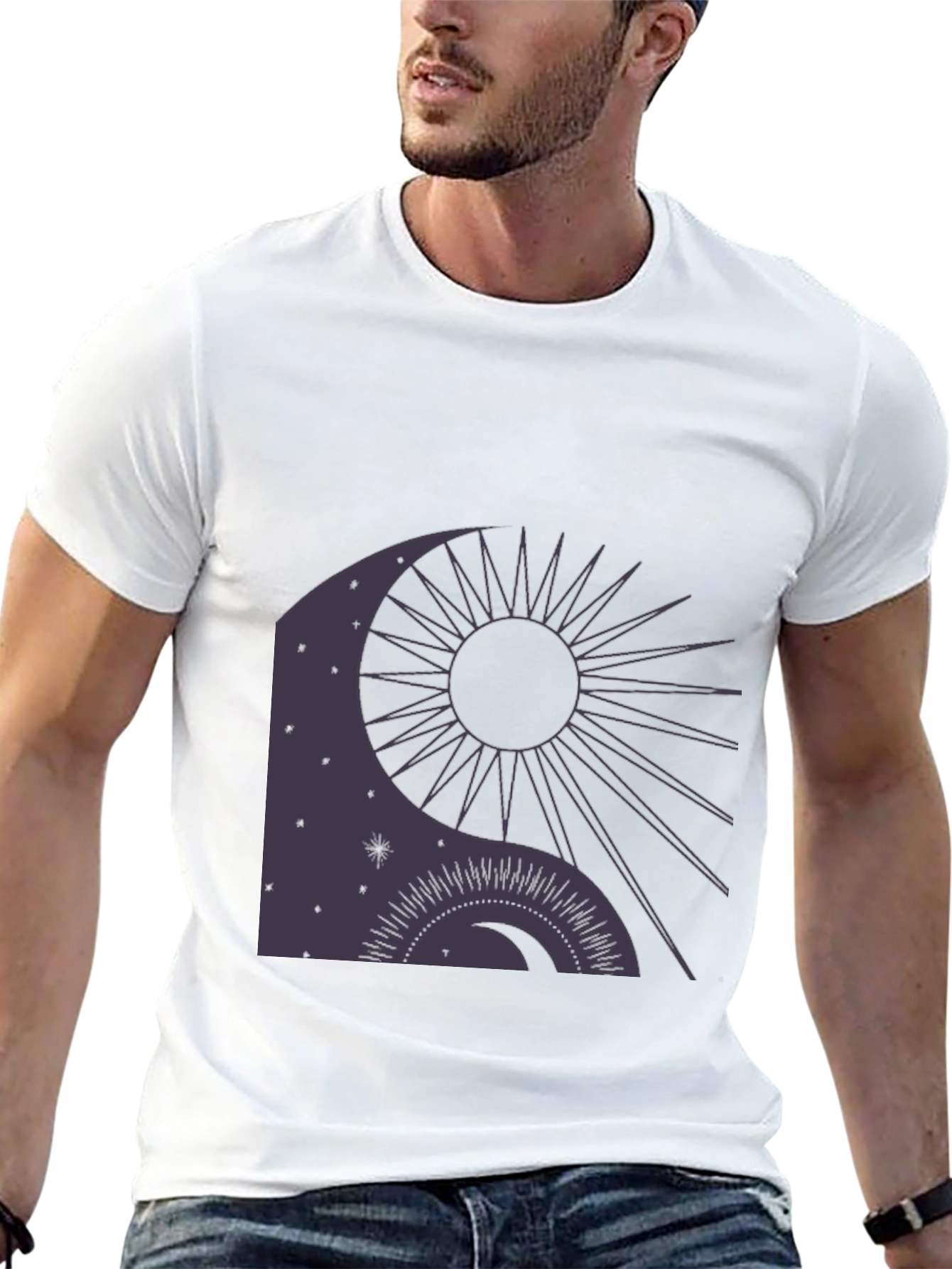 Celestial Yin Yang Graphic Tee