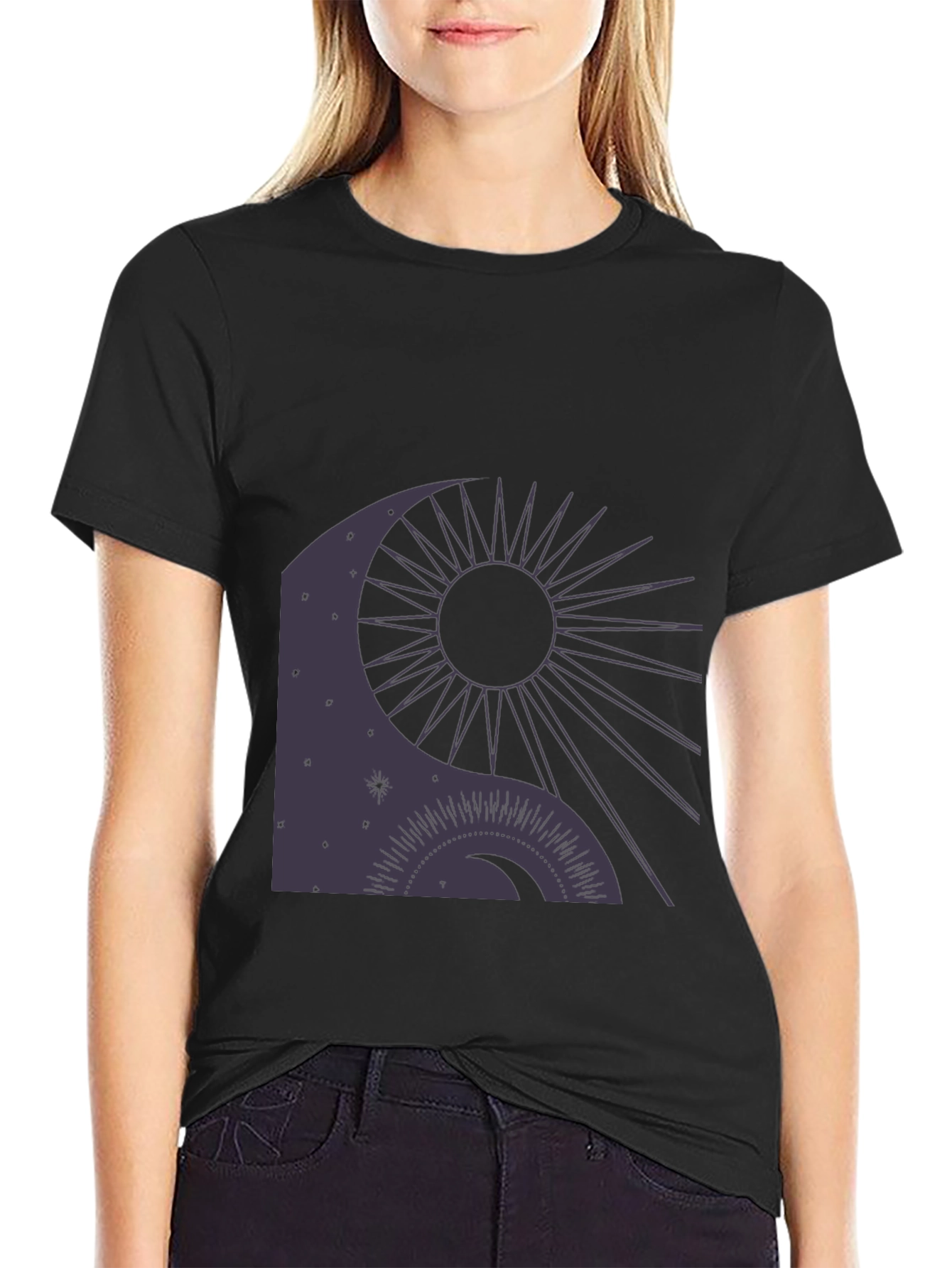 Celestial Yin Yang Graphic Tee