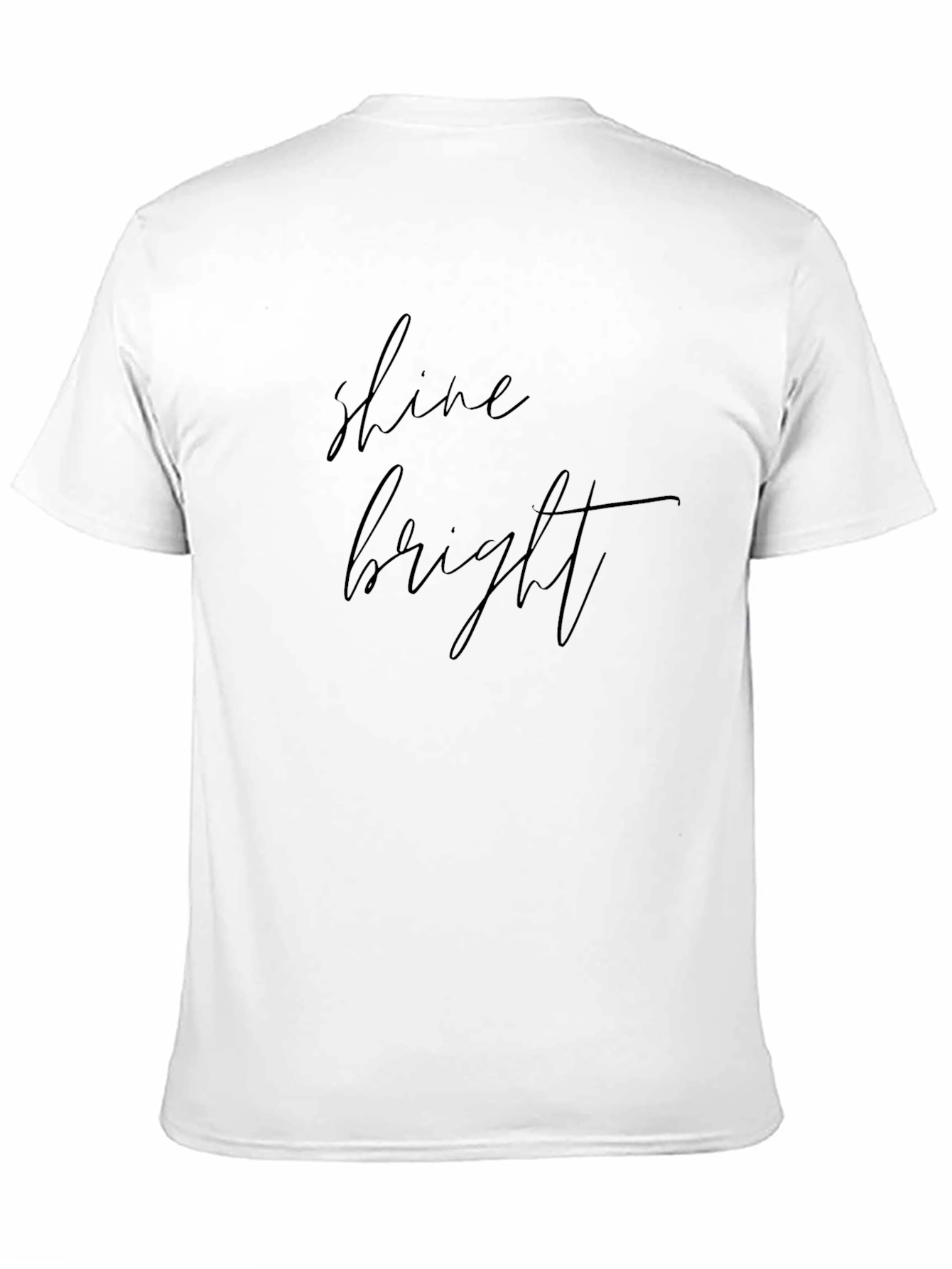 Shine Bright Black T-Shirt - Stylish & Comfortable