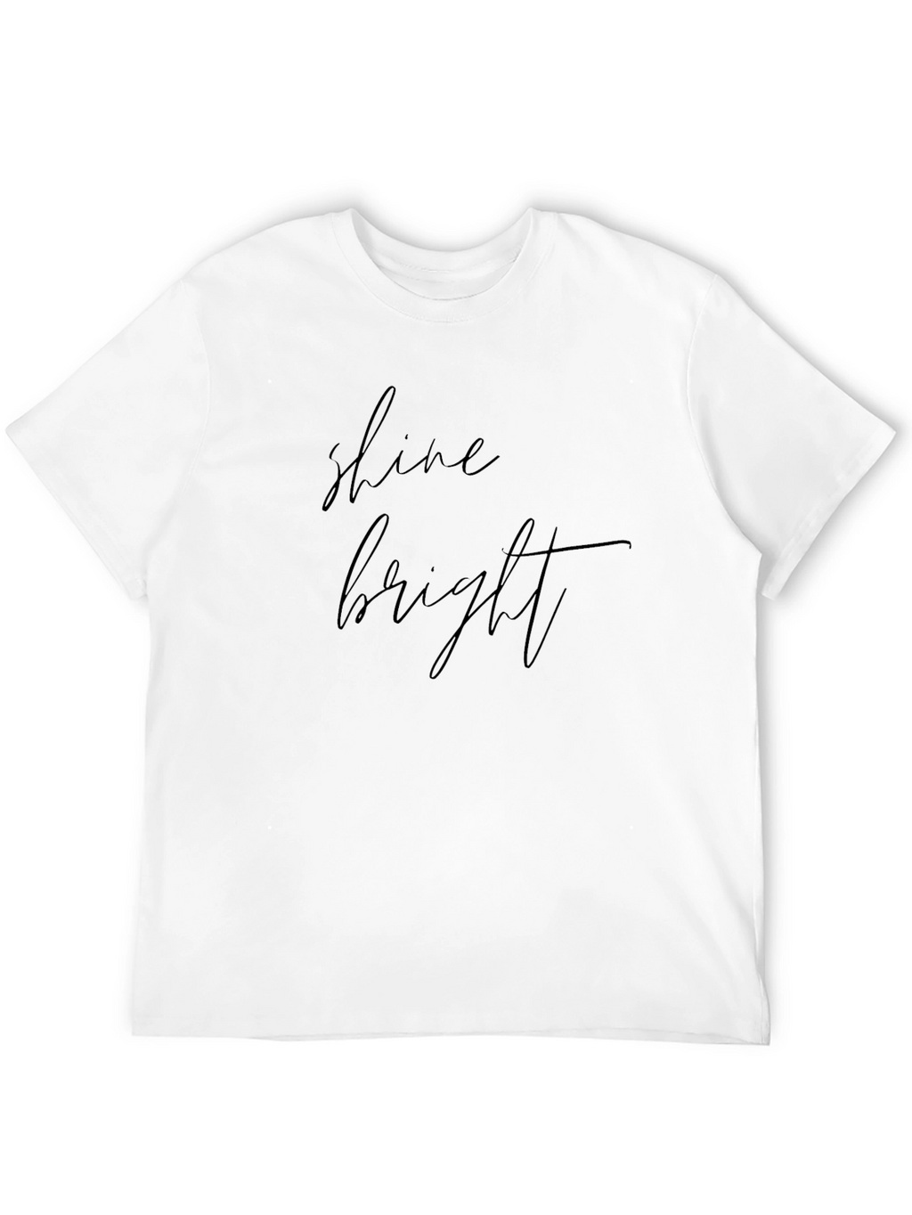 Shine Bright Black T-Shirt - Stylish & Comfortable