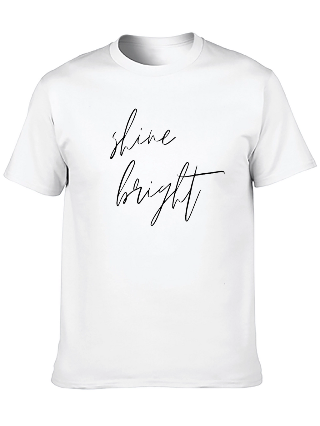 Shine Bright Black T-Shirt - Stylish & Comfortable