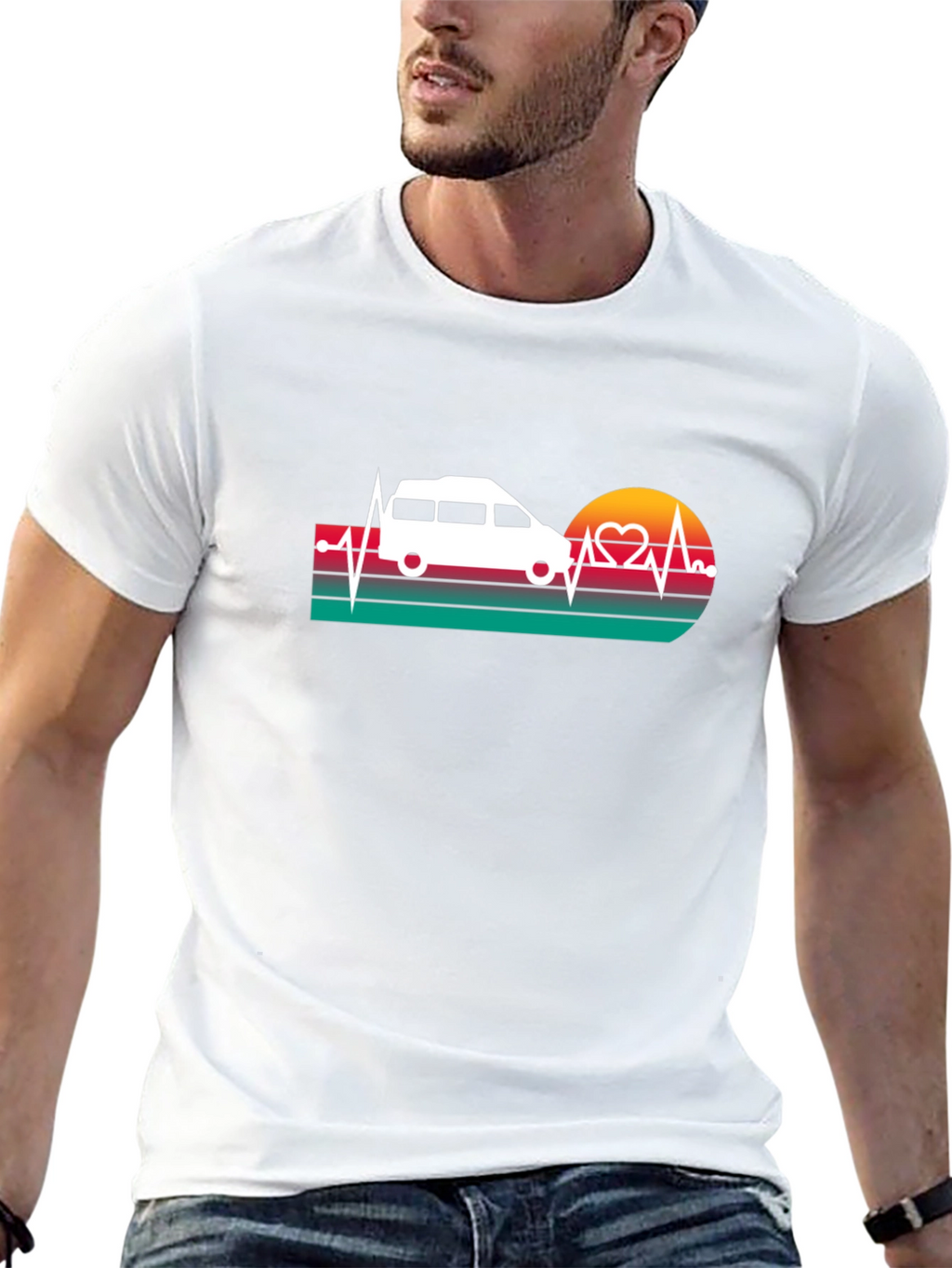 Van Life Heartbeat T-Shirt