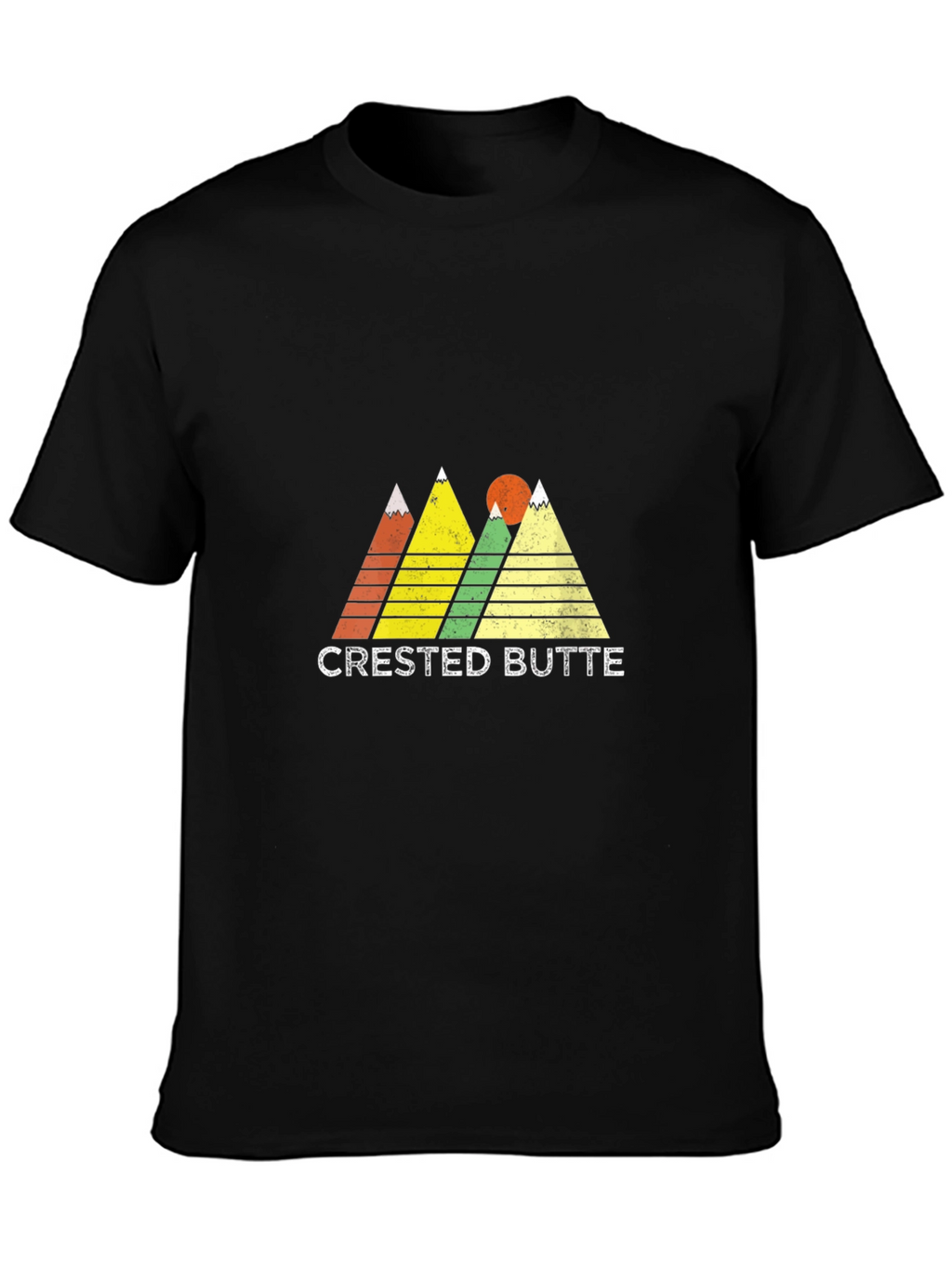 Crested Butte Mountain Graphic Tee - Black
