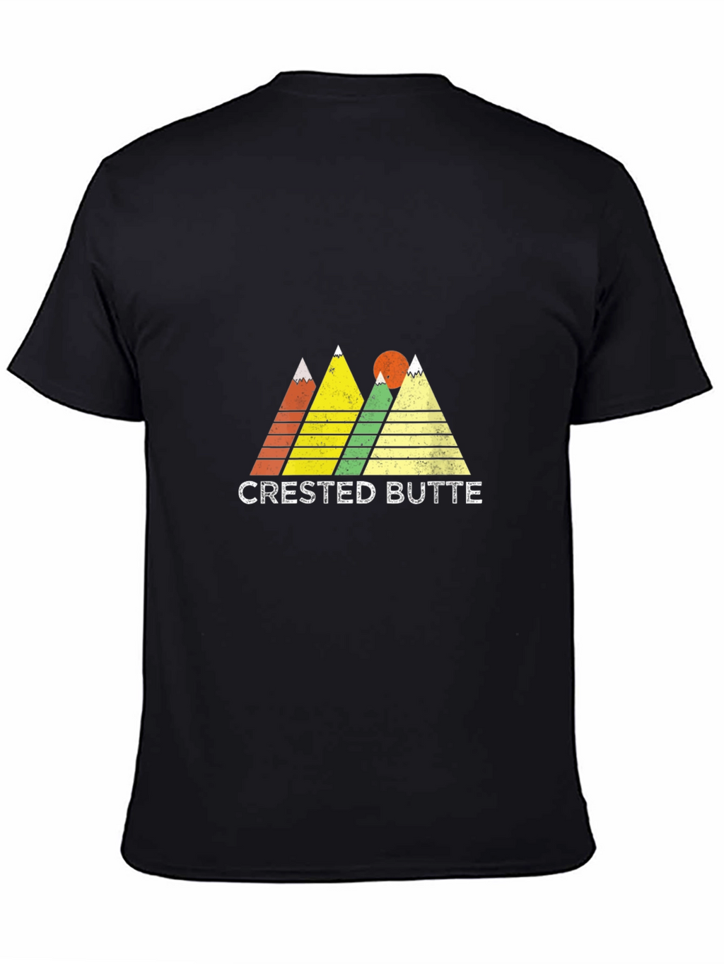 Crested Butte Mountain Graphic Tee - Black