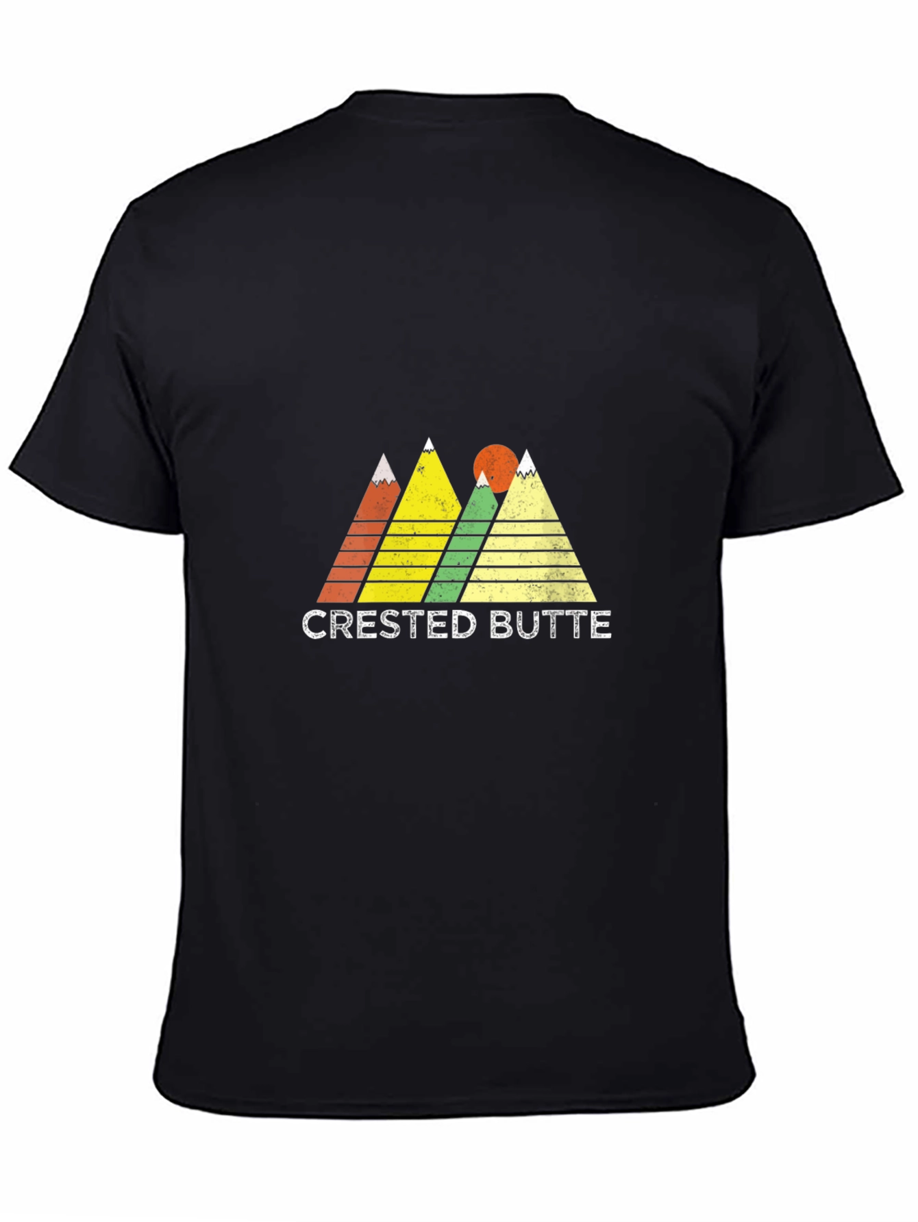 Crested Butte Mountain Graphic Tee - Black