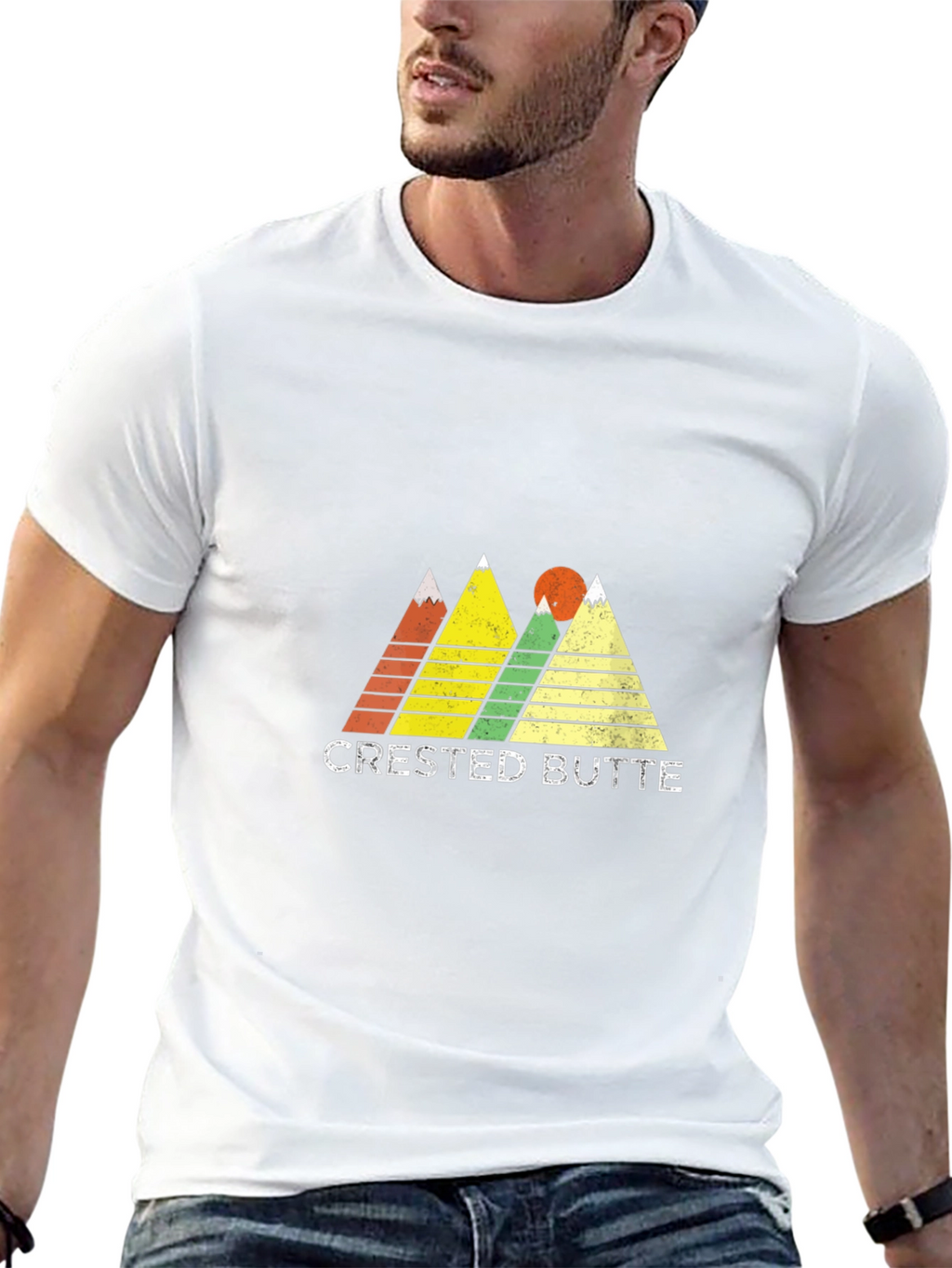 Crested Butte Mountain Graphic Tee - Black