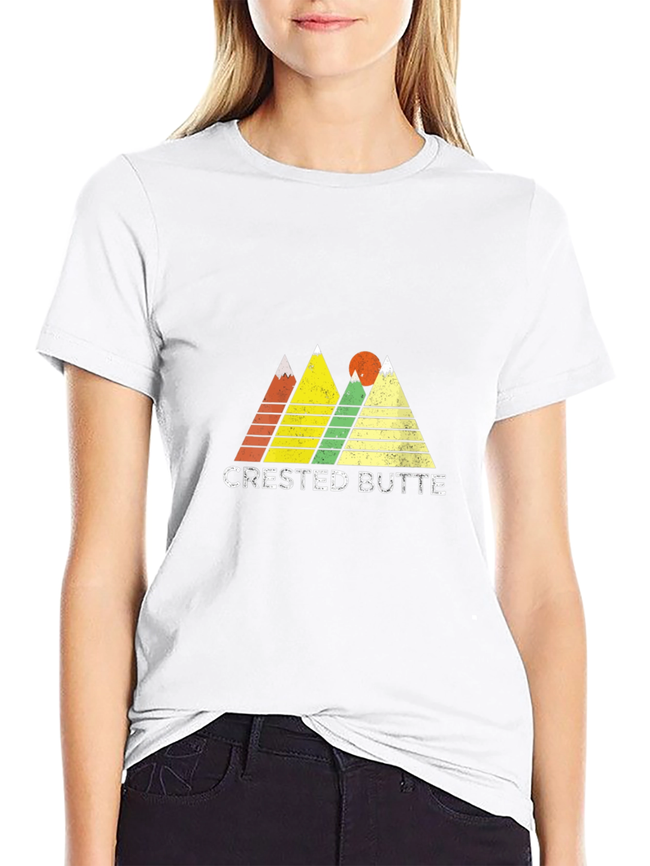 Crested Butte Mountain Graphic Tee - Black