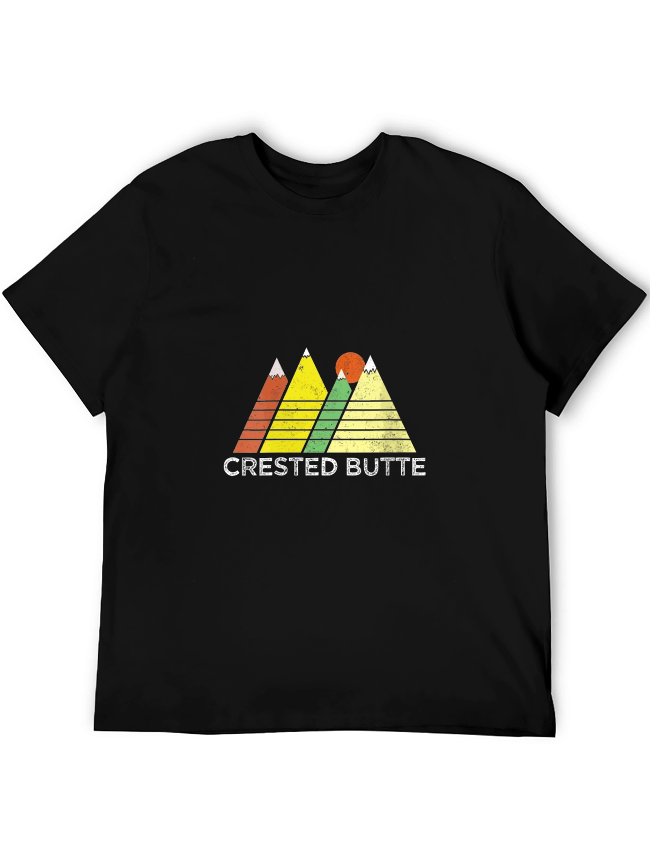 Crested Butte Mountain Graphic Tee - Black