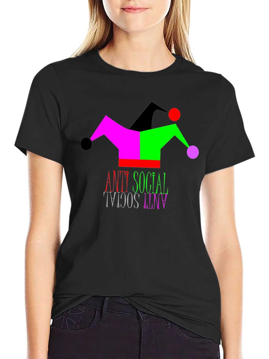 Anti-Social Jester Graphic Tee