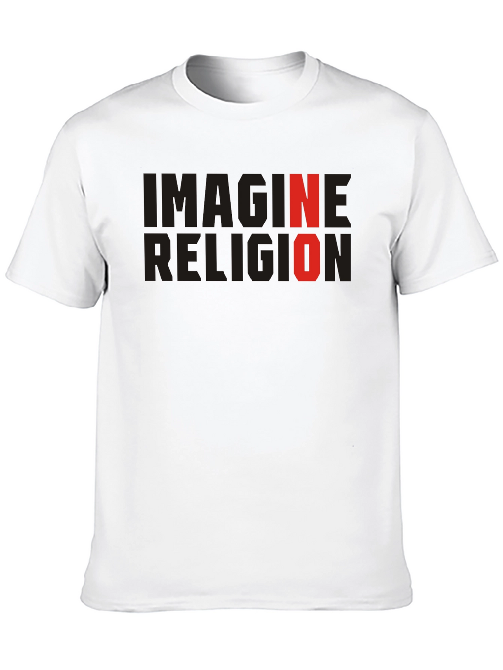Imagine No Religion T-Shirt - Atheist Graphic Tee