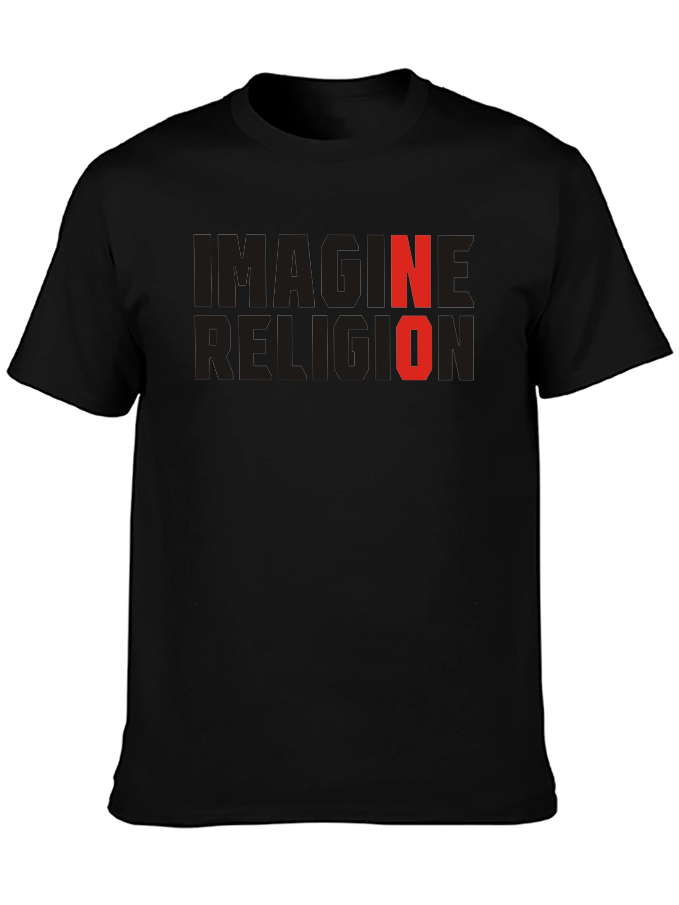 Imagine No Religion T-Shirt - Atheist Graphic Tee
