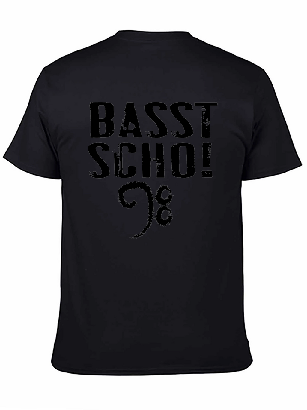 Basst Scho! Black Graphic Tee