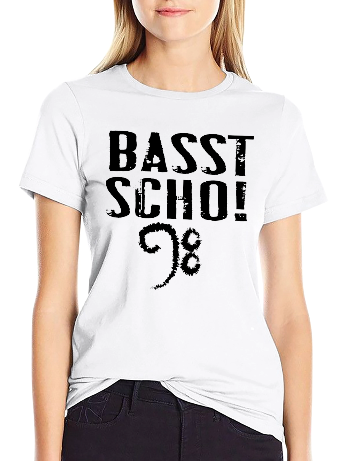 Basst Scho! Black Graphic Tee